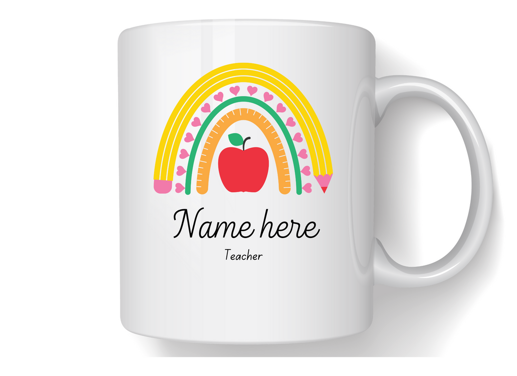 Teacher name mug