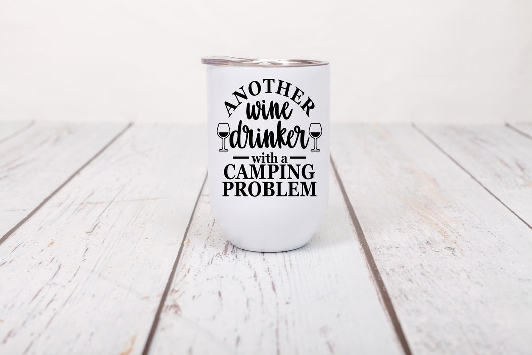 Camping wine tumbler