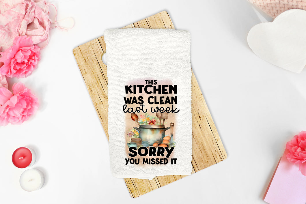clean kitchen towel