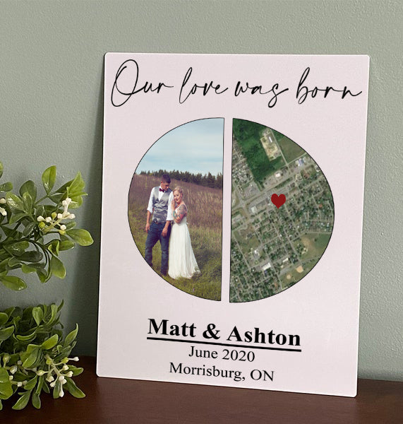 Our love was born map