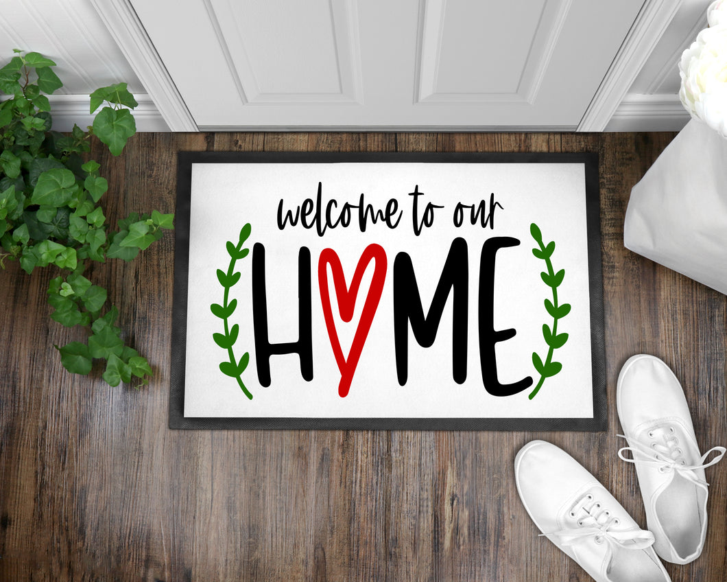 Welcome to our home  mat